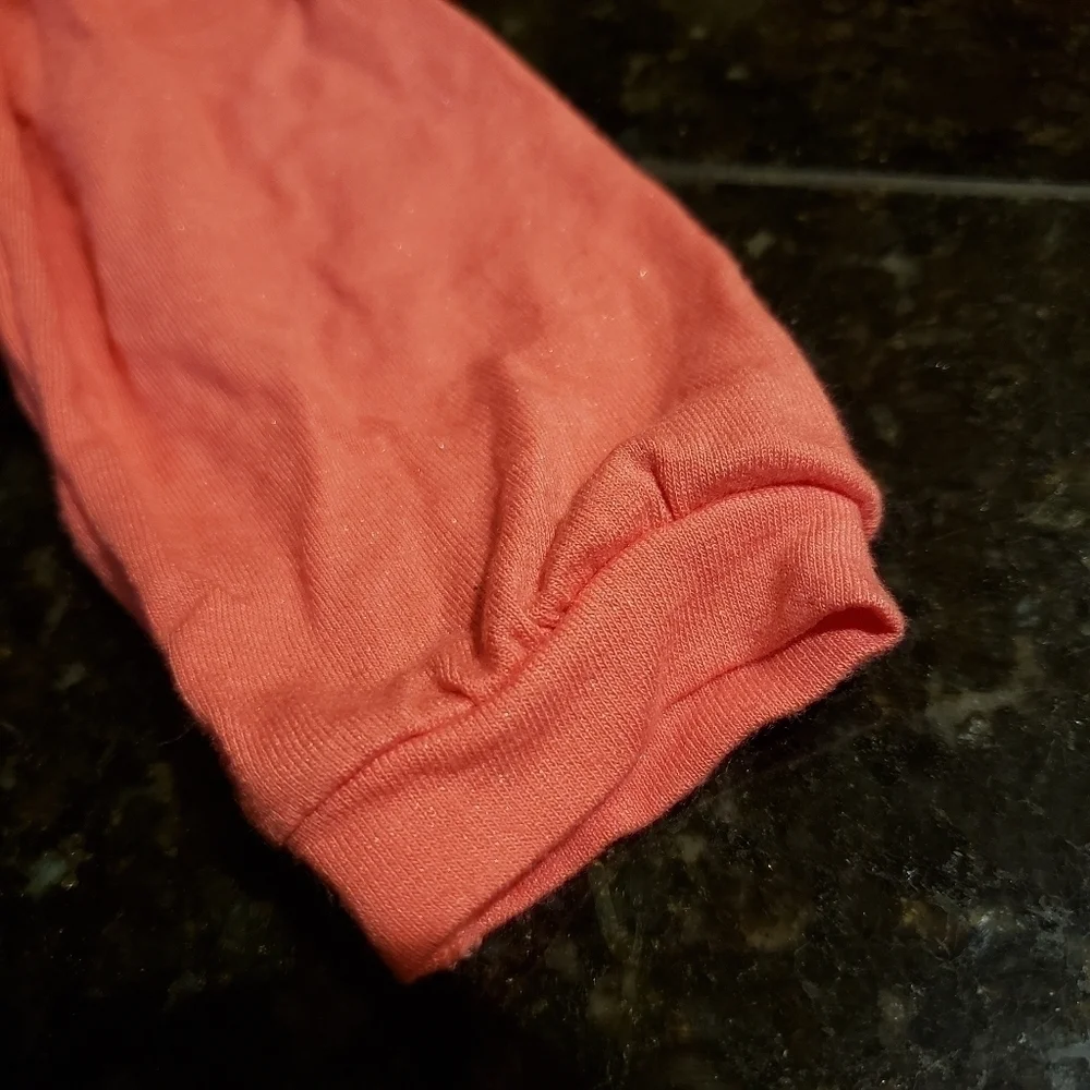 Vintage Juicy Couture Baby Coral Pink Tunic Shirt and Bottoms Matched Set 3-6 mo